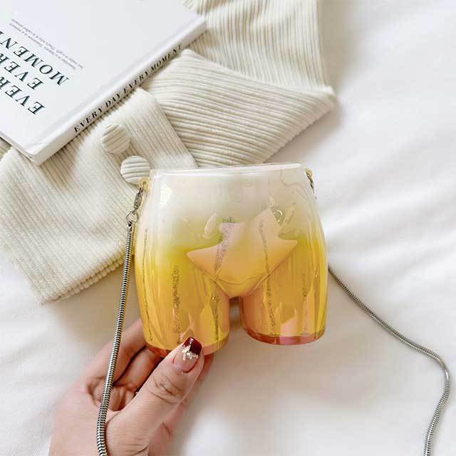 Gradient Color Crossbody Butt Bag