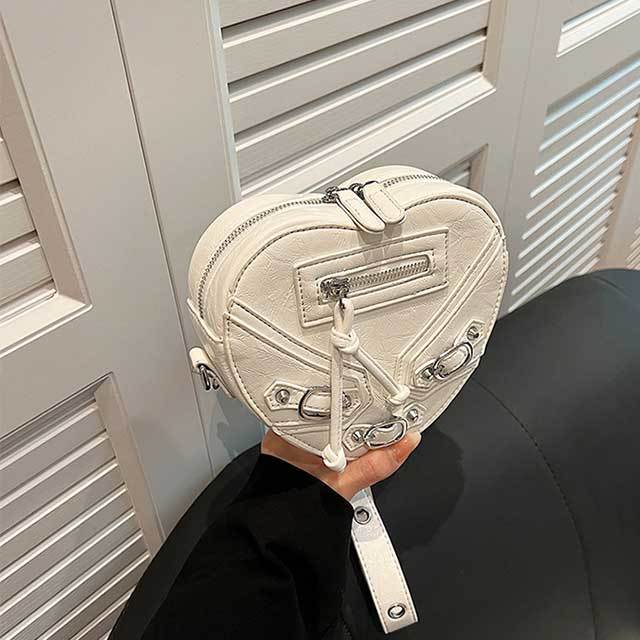 Fashion Heart Shaped Crossbody Shoulder Bag