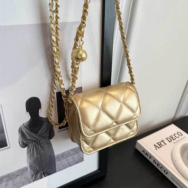 Vintage Style Chains Little Purse Crossbody Mini Bag