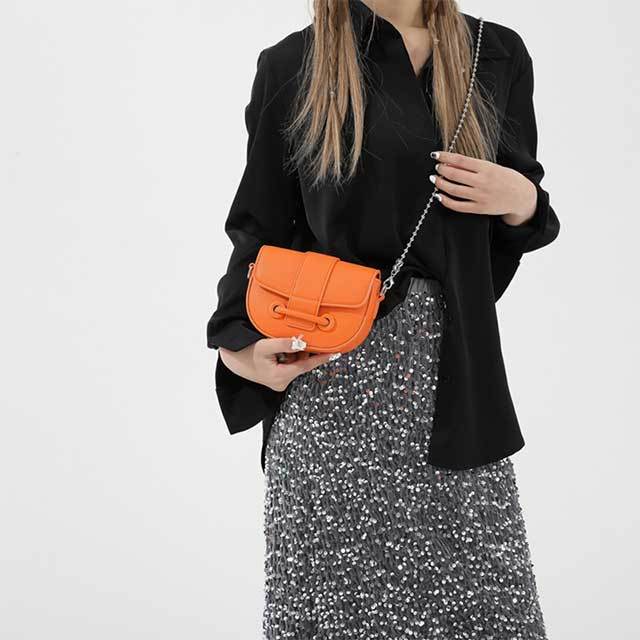 Candy Color Chains Crossbody Mini Bag