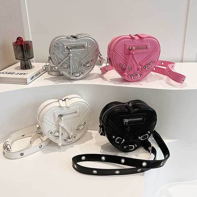 Fashion Heart Shaped Crossbody Shoulder Bag