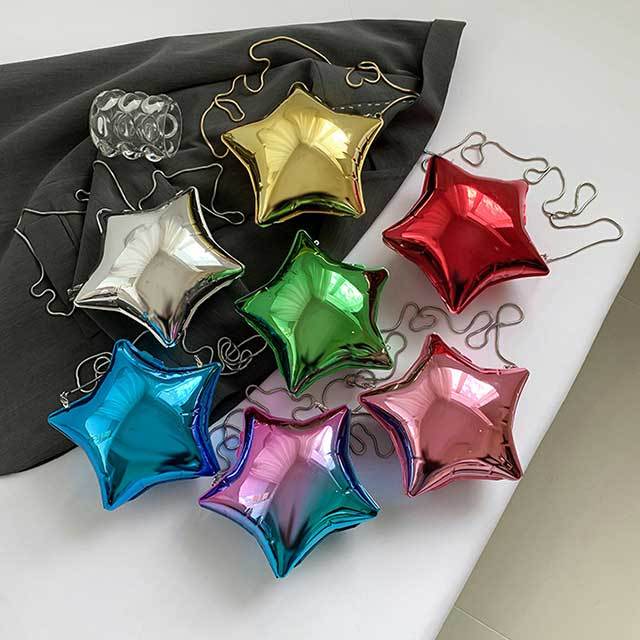 Super Star Shaped Acrylic Crossbody Shoulder Bag