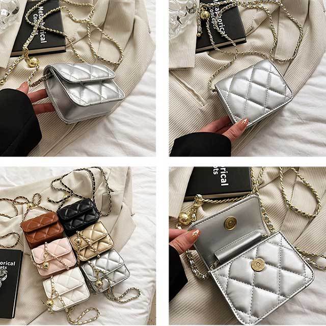 Vintage Style Chains Little Purse Crossbody Mini Bag