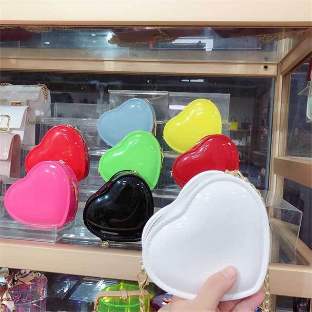 Super Cute Love Shape Mini Purse Crossbody Bag