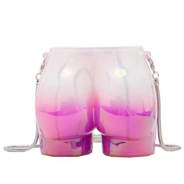 Gradient Color Crossbody Butt Bag