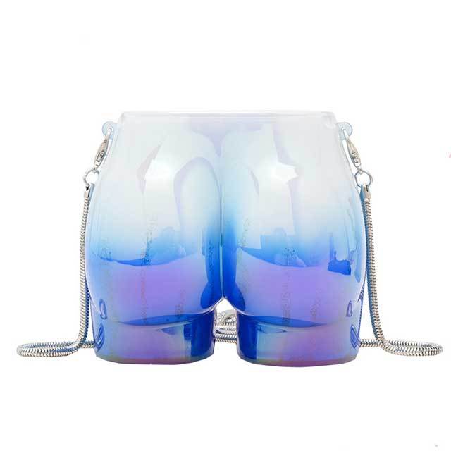 Gradient Color Crossbody Butt Bag