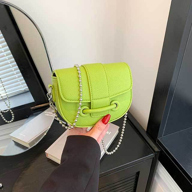 Candy Color Chains Crossbody Mini Bag