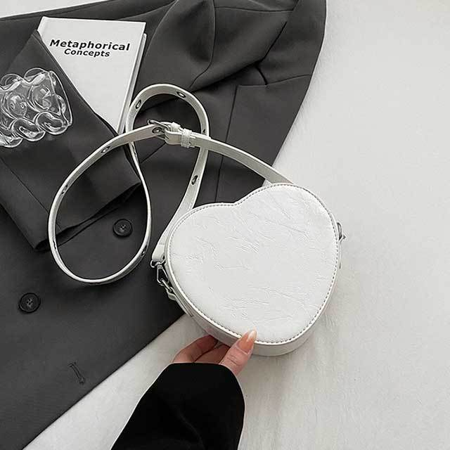 Fashion Heart Shaped Crossbody Shoulder Bag