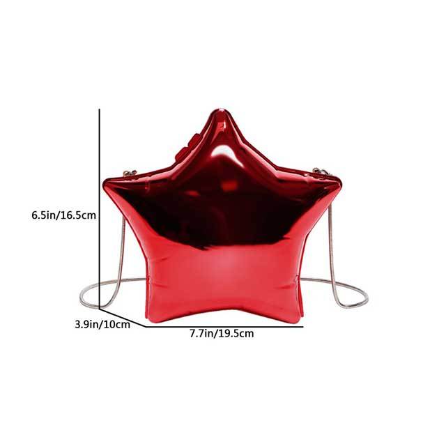 Super Star Shaped Acrylic Crossbody Shoulder Bag