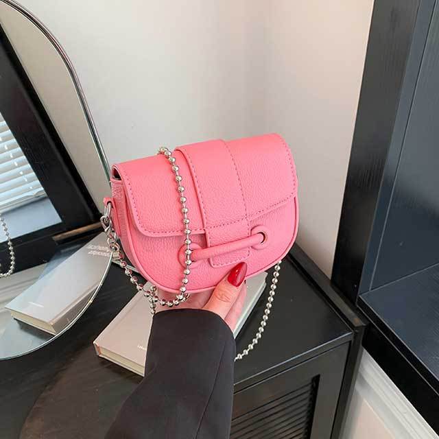 Candy Color Chains Crossbody Mini Bag