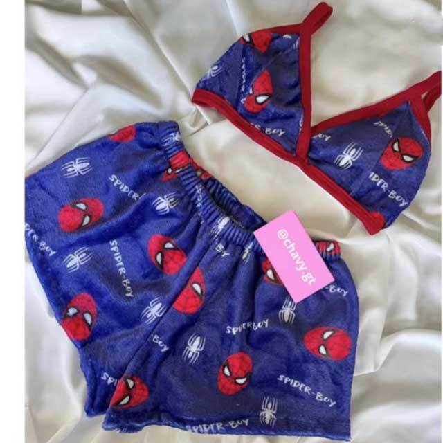 Cartoon Flannel Pajamas Set
