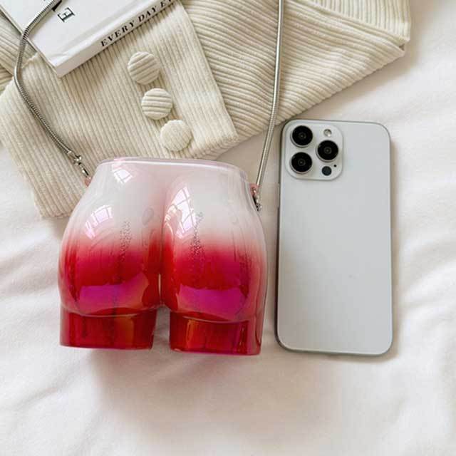 Gradient Color Crossbody Butt Bag