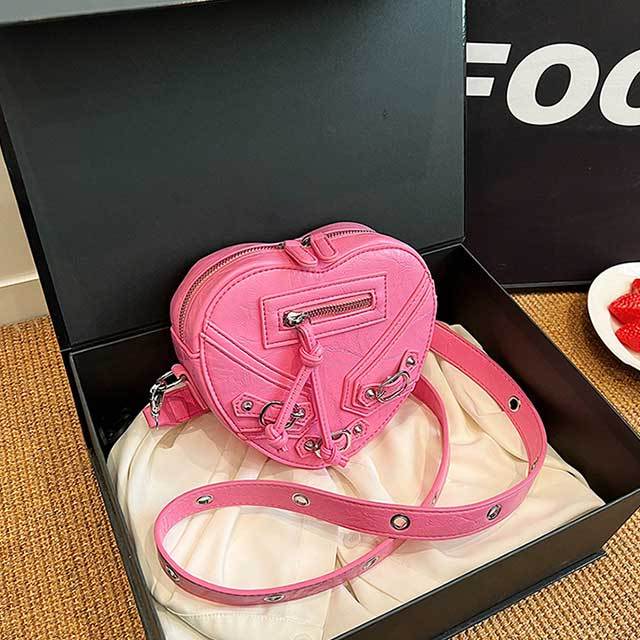 Fashion Heart Shaped Crossbody Shoulder Bag