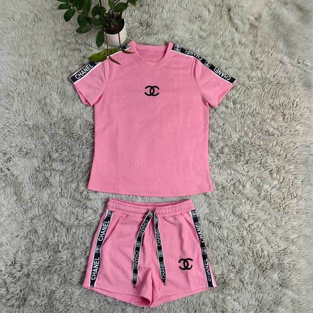 Embossing Casual Two Piece Set