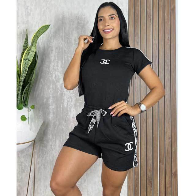 Embossing Casual Two Piece Set