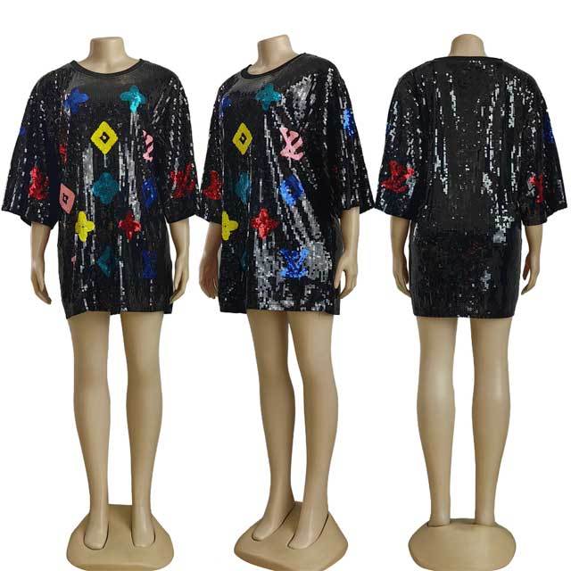 Sequin Casual Dress