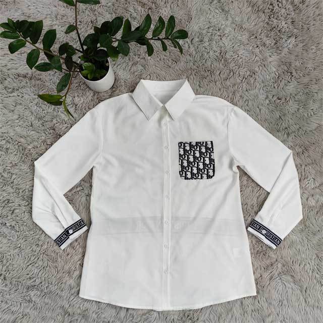 Embroidery Long Sleeve Shirt