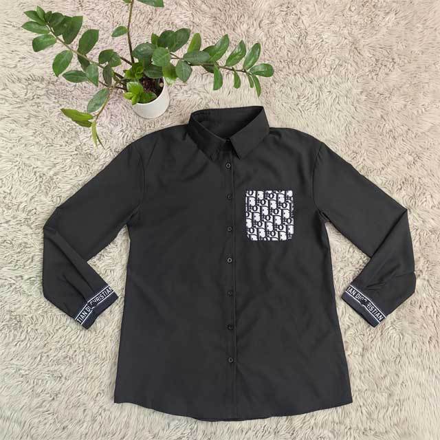Embroidery Long Sleeve Shirt