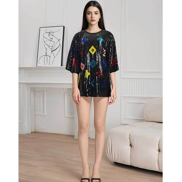 Sequin Casual Dress