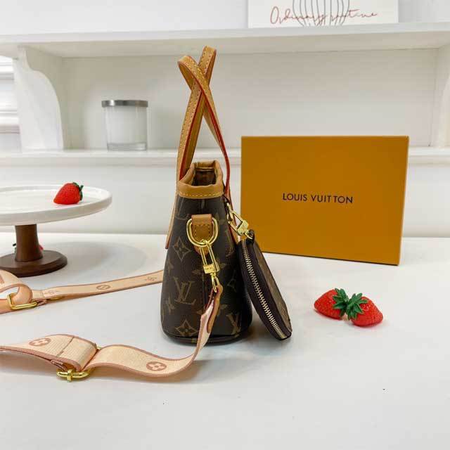 Fashion Print Leather Crossbody Handbag