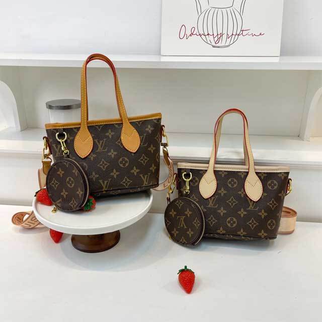 Fashion Print Leather Crossbody Handbag