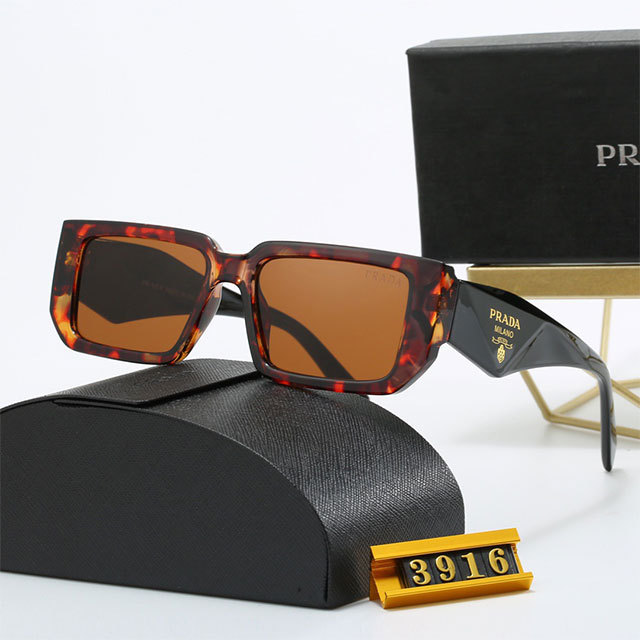 Rectangle Frame Luxury Fashion Sunglasses