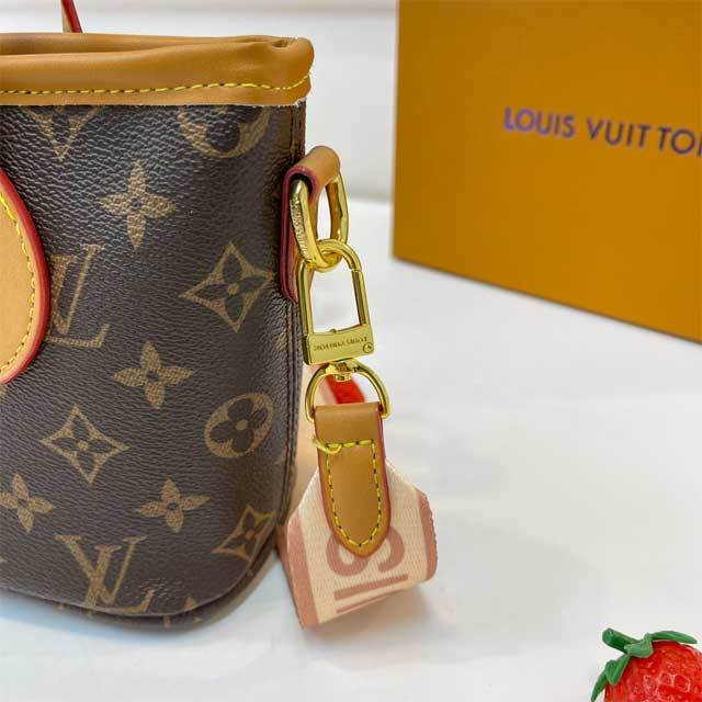 Fashion Print Leather Crossbody Handbag