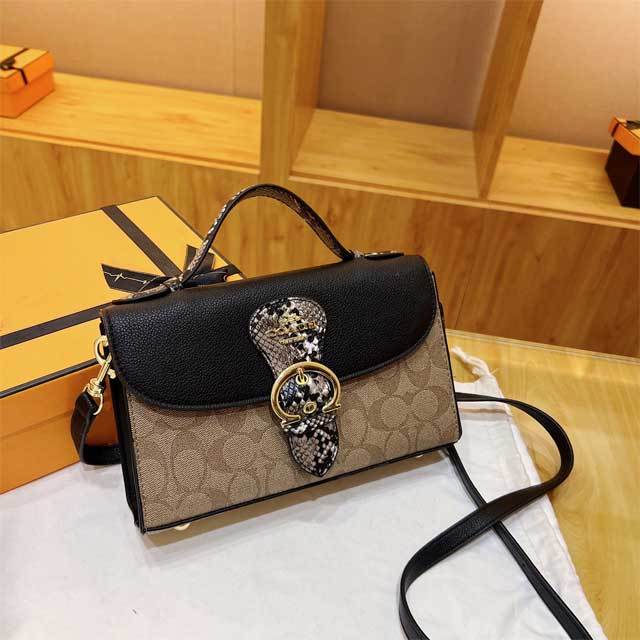 Printed Leather Fashion Messenger Bag