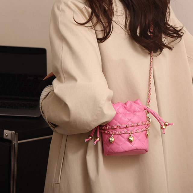 Fragrant Style Crossbody Mini Bucket Bag