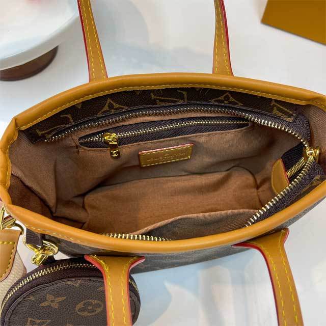Fashion Print Leather Crossbody Handbag