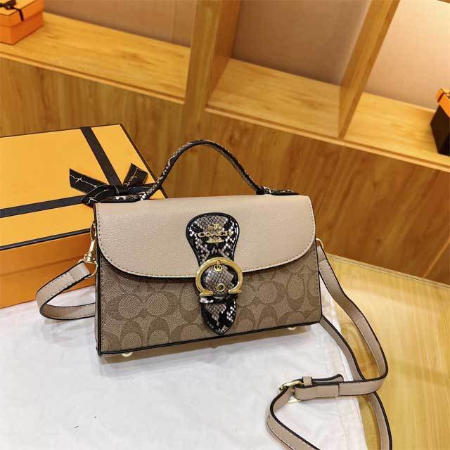 Printed Leather Fashion Messenger Bag