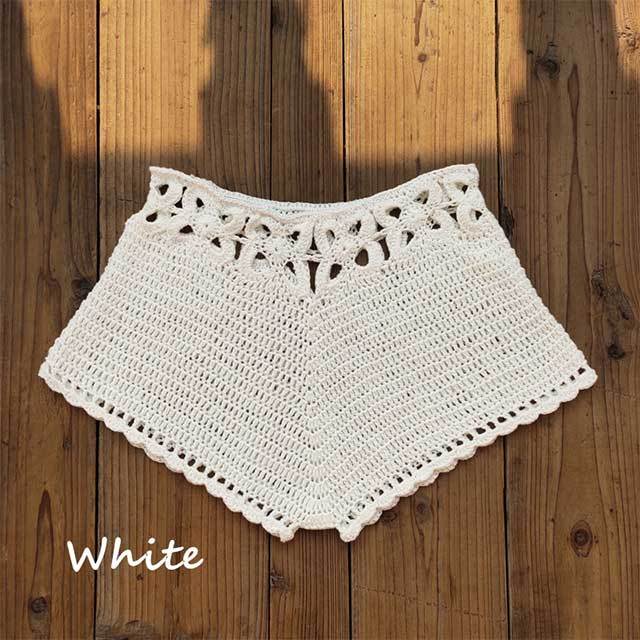 Handmade Crochet Bikini Beach Swimming Trunks