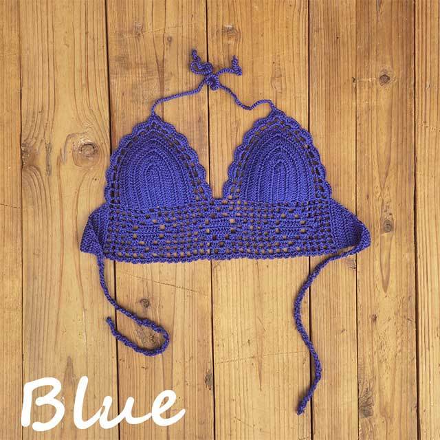 Handmade Crochet Swimming Backless Top