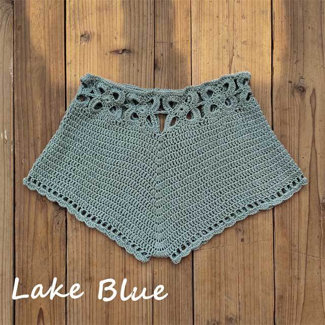 Handmade Crochet Bikini Beach Swimming Trunks