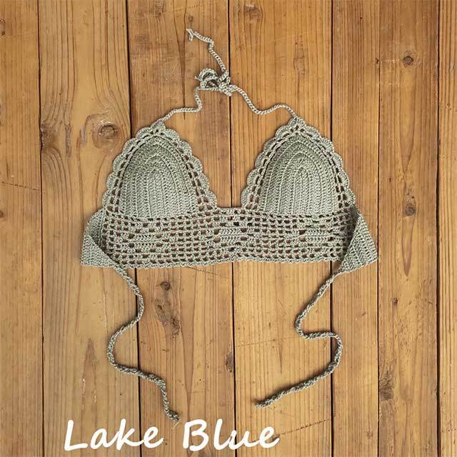 Handmade Crochet Swimming Backless Top