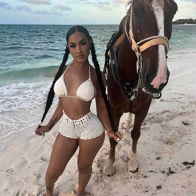 Handmade Crochet Bikini Beach Swimming Trunks
