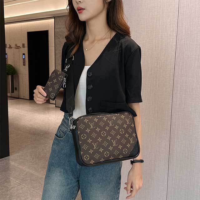 Printed Leather Fashion Crossbody Bag