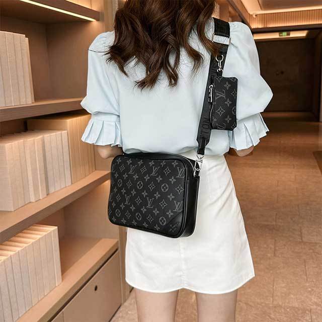 Printed Leather Fashion Crossbody Bag