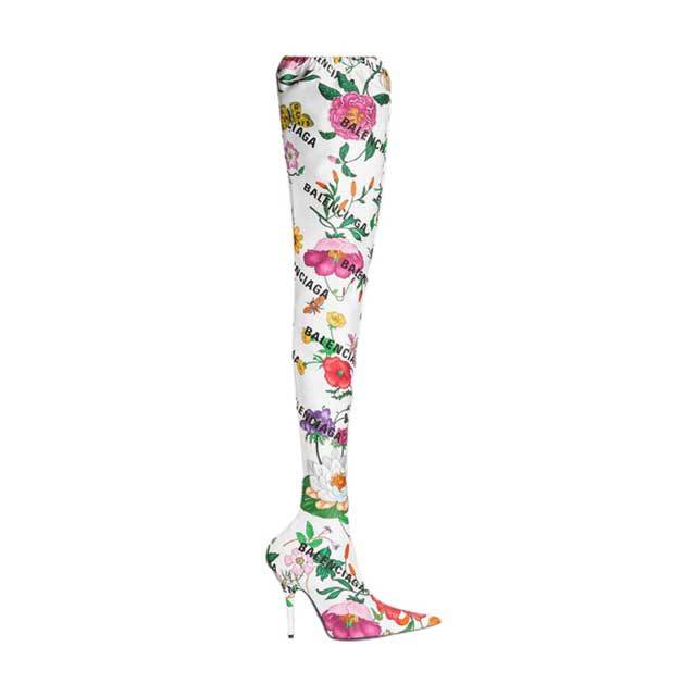 Pointed Toe High Heeled Over Knee Boots