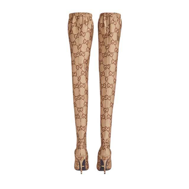 Pointed Toe High Heeled Over Knee Boots