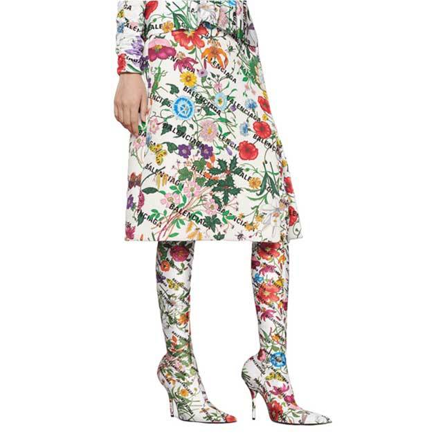 Pointed Toe High Heeled Over Knee Boots