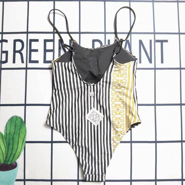 Color Block Striped One Piece