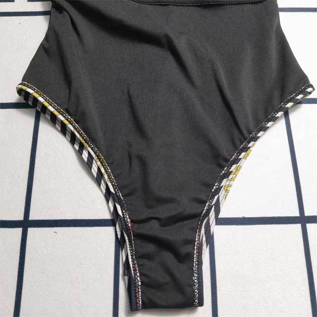 Color Block Striped One Piece