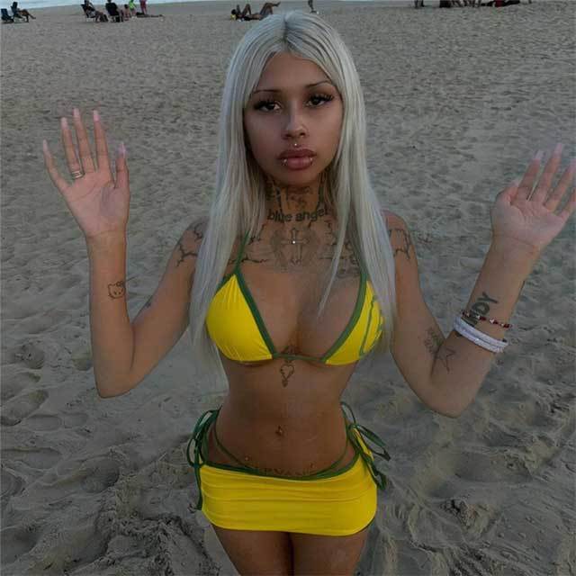 Printed 3 Piece Bikini Set