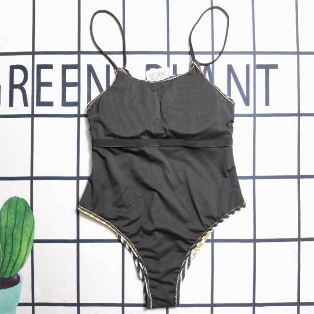 Color Block Striped One Piece
