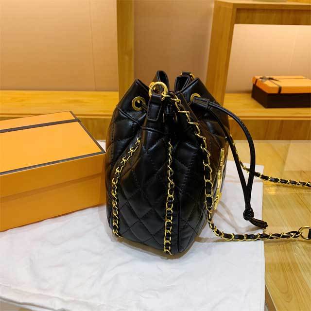 Leather Drawstring Fashion Shoulder Bag