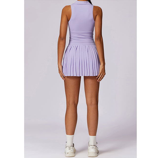 Breathable Yoga Tennis Wear Skirt Short Set