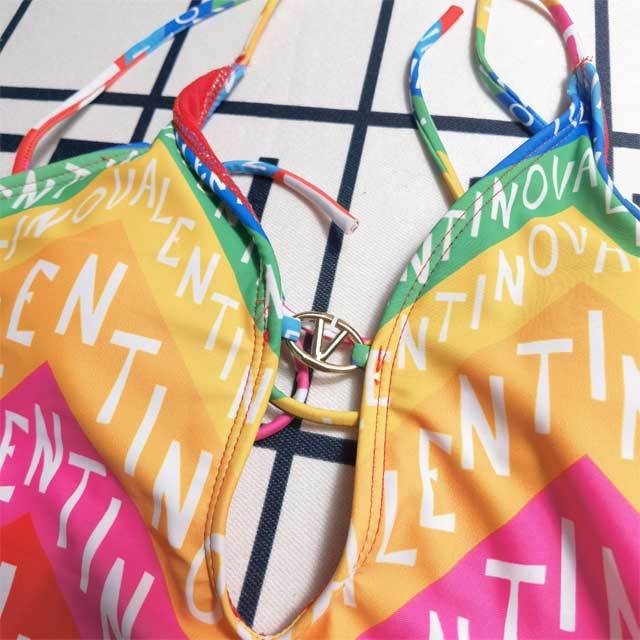 Printed Strappy Backless One Piece