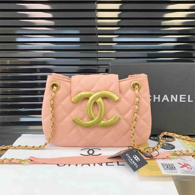Big Logo Leather Crossbody Bag