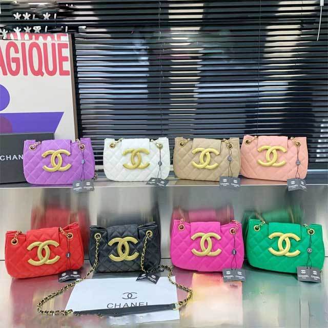 Big Logo Leather Crossbody Bag